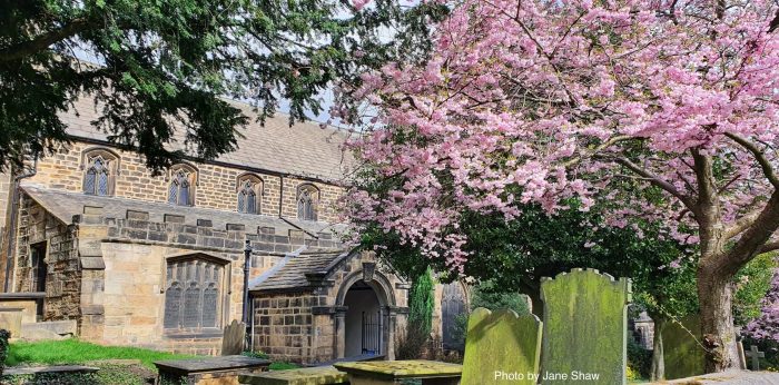 Otley Parish Church in Springtime