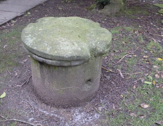 Circular Stone in Churchyard